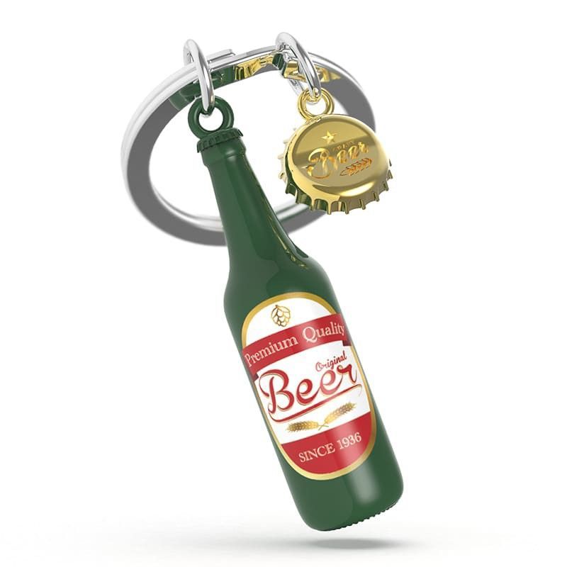Llavero Original Cerveza verde Metalmorphose