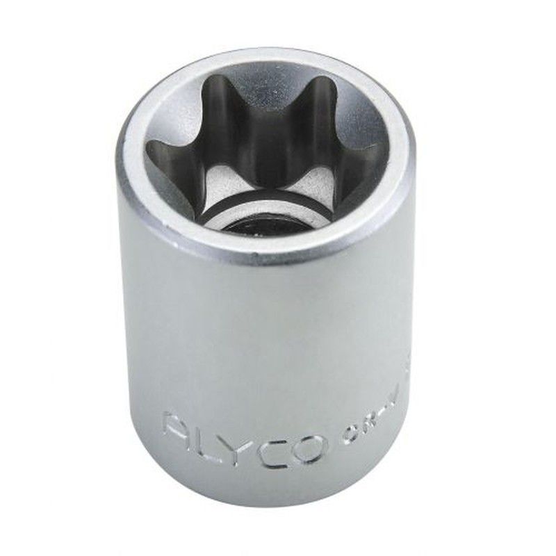 Llaves De Vaso Torx Hembra (Tipo E) De 1/2" ALYCO, Referencia 192294 a192300