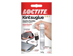 LOCTITE Expositor 16 masillas flexibles Kintsuglue. 8 blísters masilla blanca y 8 negra. 2269706