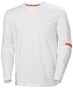 Logo Longsleeve Helly Hansen White
