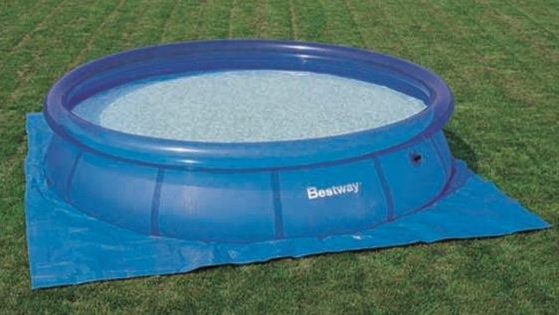 Lona de suelo 396x396 cm. para piscina Bestway 58002