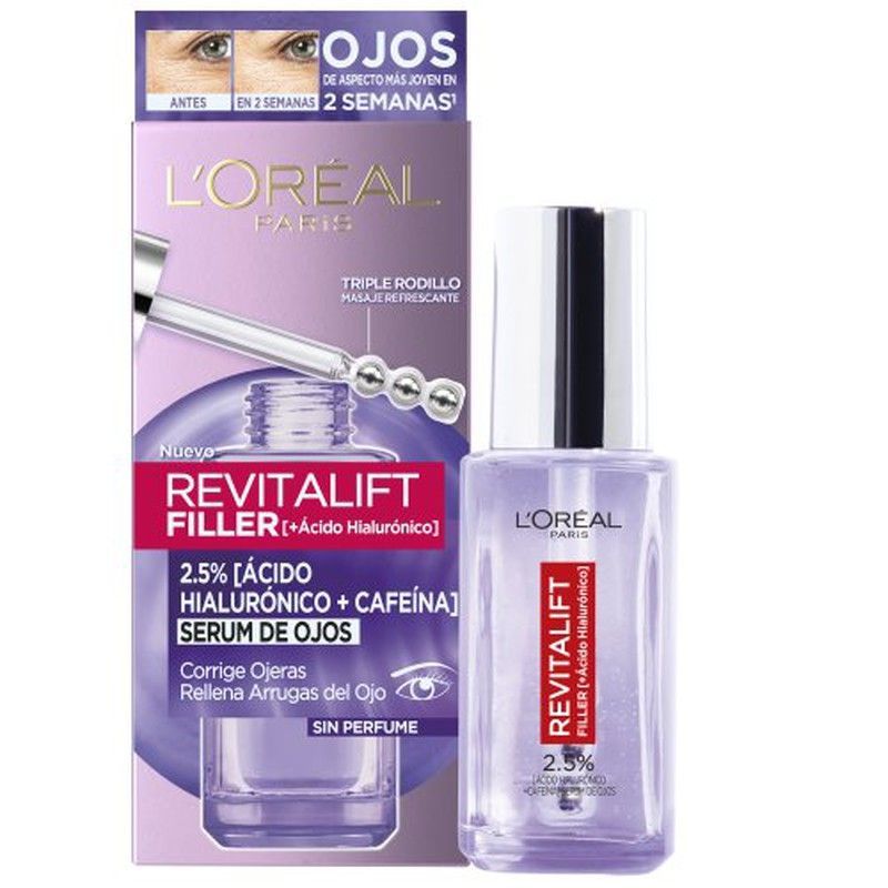 Loreal Revitalift Filler Serum Ojos Hia