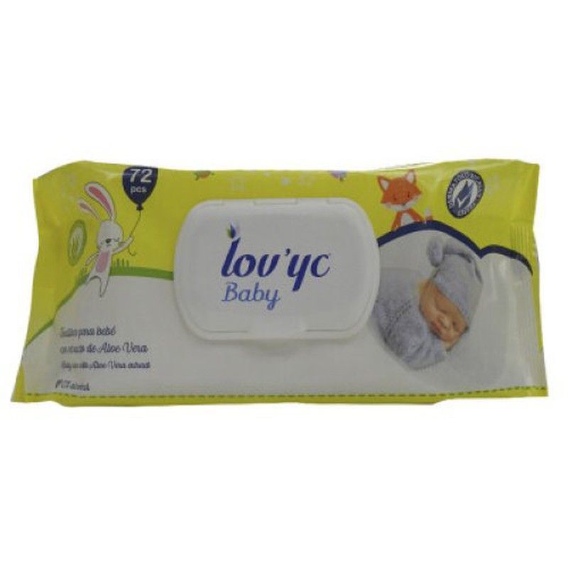 Lovyc Toallitas Bebe 72Un. 8488
