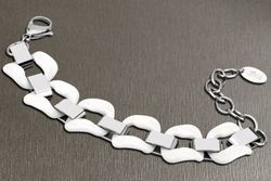 LS1326-2-1 Pulsera señora Lotus Style bicolor