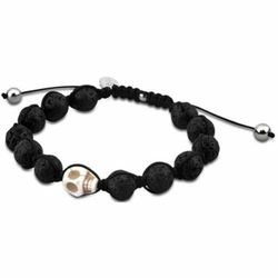LS3019-2-1 Pulsera Lotus Style bolas acero mate