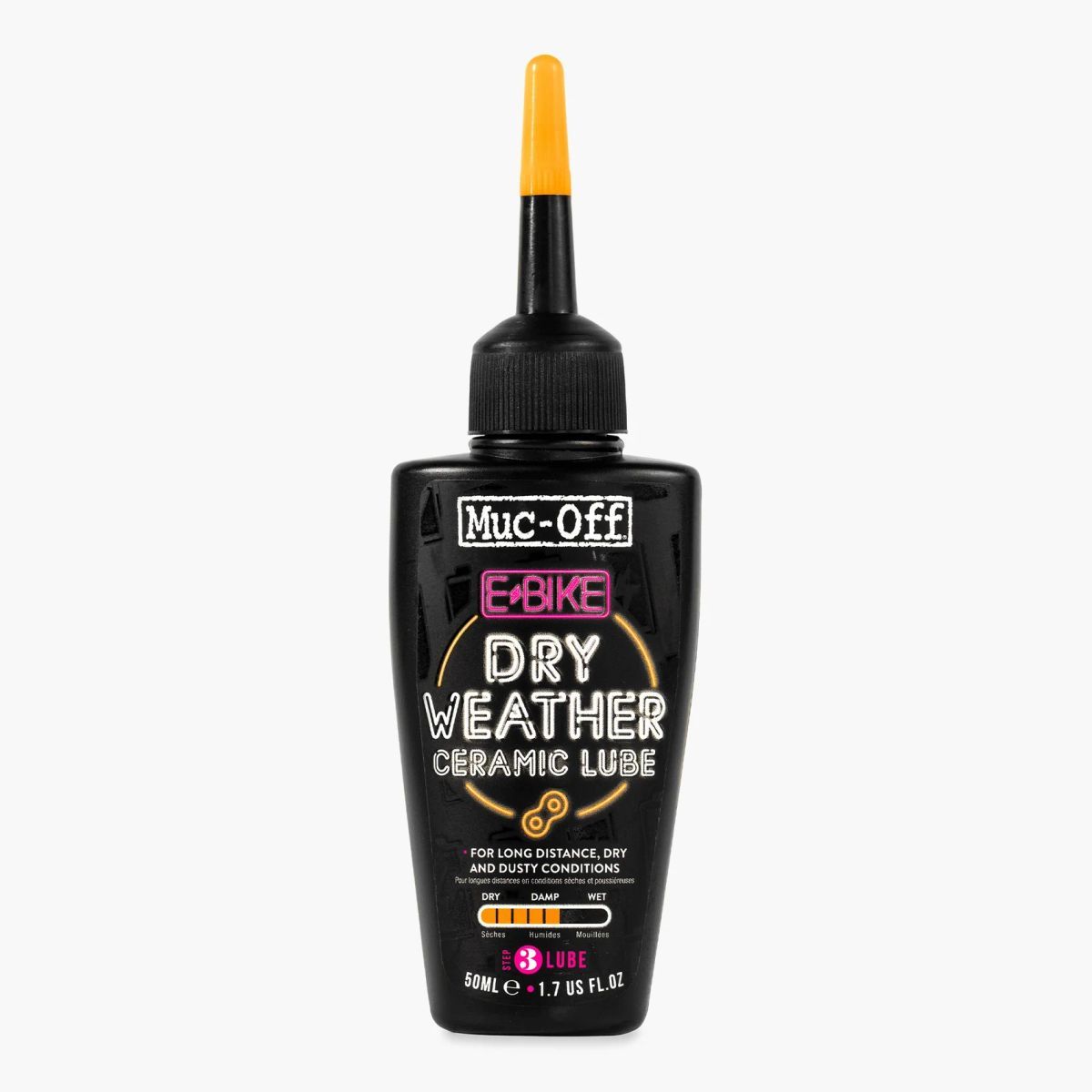 Lubricante Cadena E-Bike Muc-Off Clima Seco 120 ml 🔧 Protección Extrema y Rendimiento Máximo