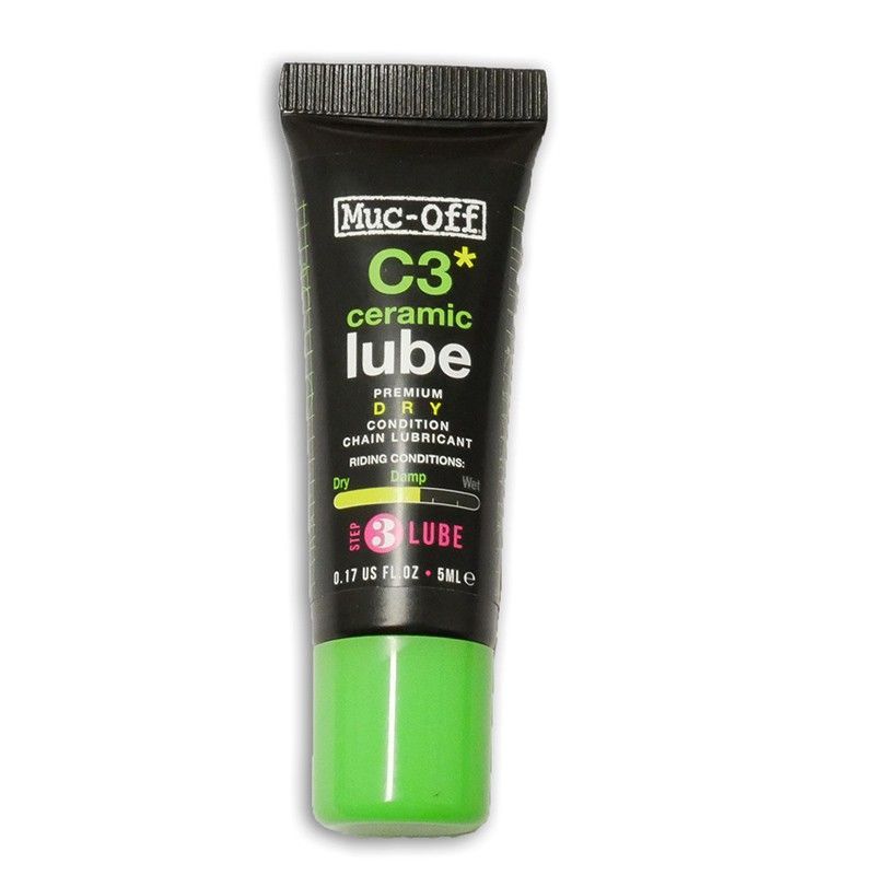 Lubricante cadena muc-off lube&go dry c3 5ml (80 unidades)