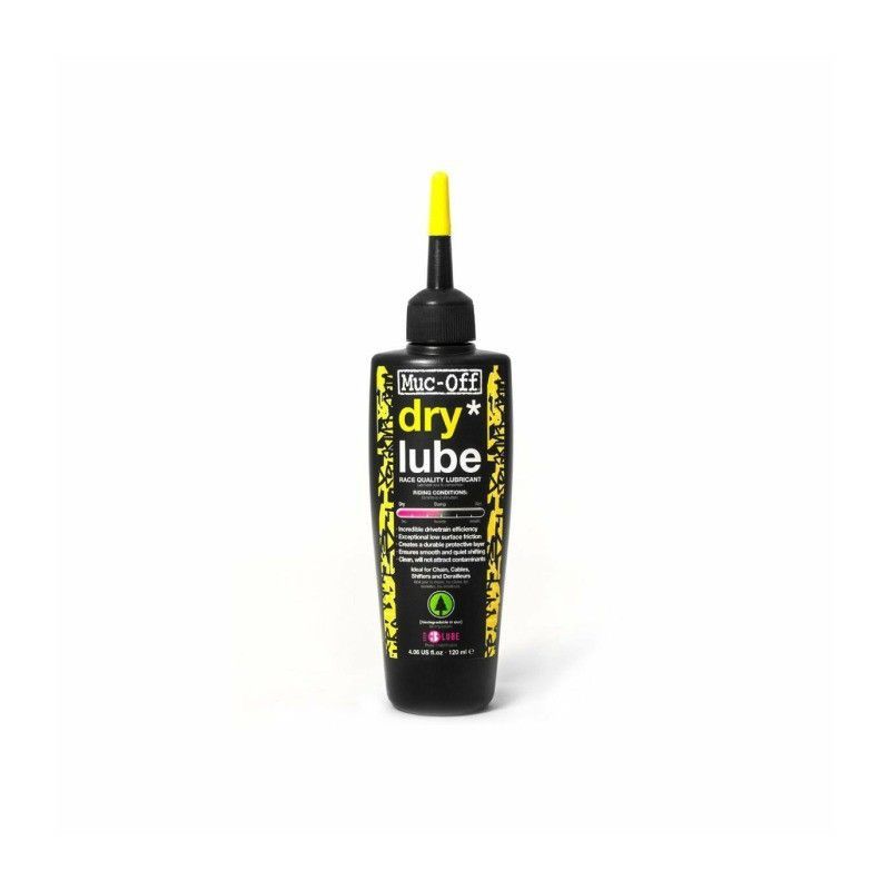 Lubricante Muc-Off Bio Dry Lube 120 ml | Aceitera Ecológica para Clima Seco | Protección y Deslizamiento Perfecto