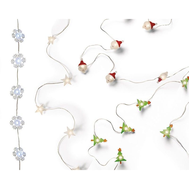 Luces led decorativa 4 surtidos 90 cm.