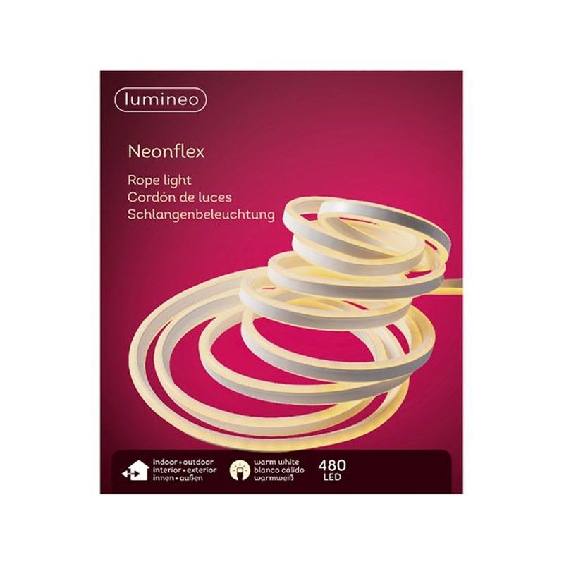 Luces led neoflex 5m exterior cálida Lumineo