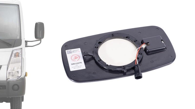 Luna espejo retrovisor térmico 12V con aro Cabstar/NT400/Maxity