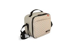 Lunchbag Portacomidas City Printing Iris Beige Dot (incluye contenedores)