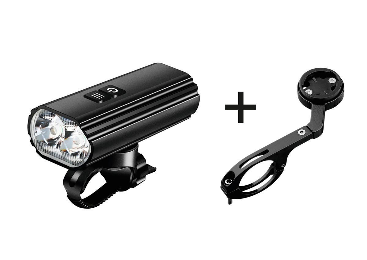 🚴‍♂️💡 Luz de Ciclismo RIDERS XP-5.7  – 1000 Lúmenes ⚡ | USB Recargable 🔋 + Soporte Incluido 🔧 | Resistente al Agua 🌧️