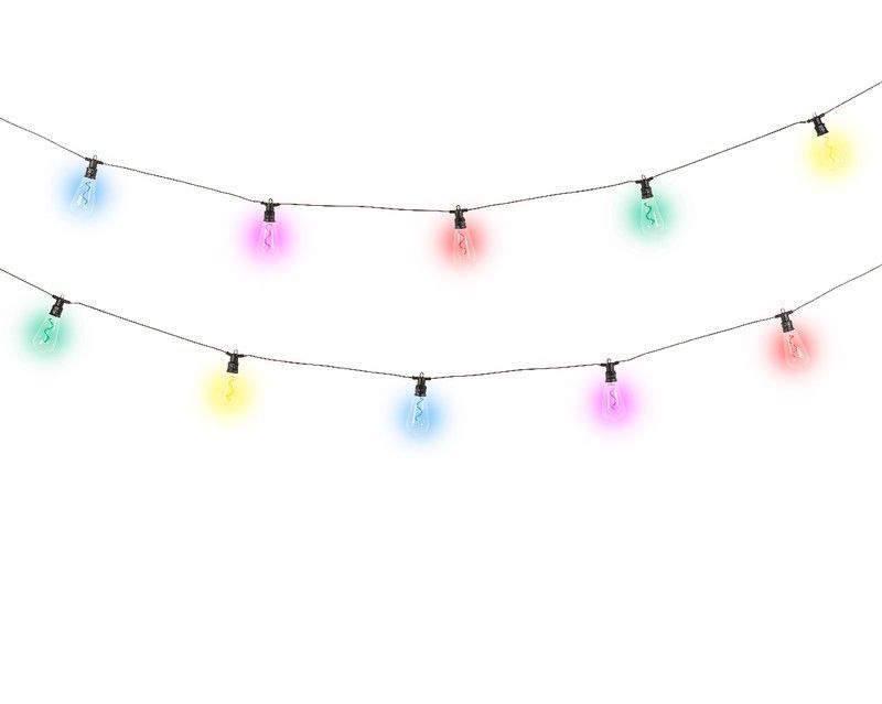 Luz de Fiesta Led Fija para exterior 450CM-10L Black/multi