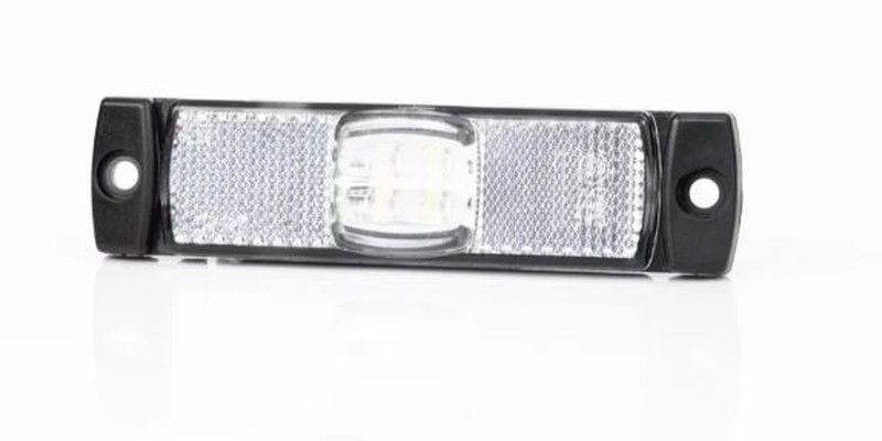 Luz De Gálibo LED Blanca Con Soporte Angular Y Conector Rápido