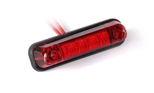 Luz de posición delantera led roja 12-36v