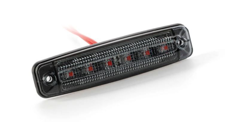 Luz de posición delantera led roja 12-36v versión dark