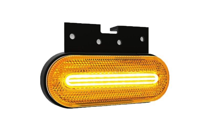 Luz de posición LED ámbar con intermitente y soporte FT-071+KLED - Fristom