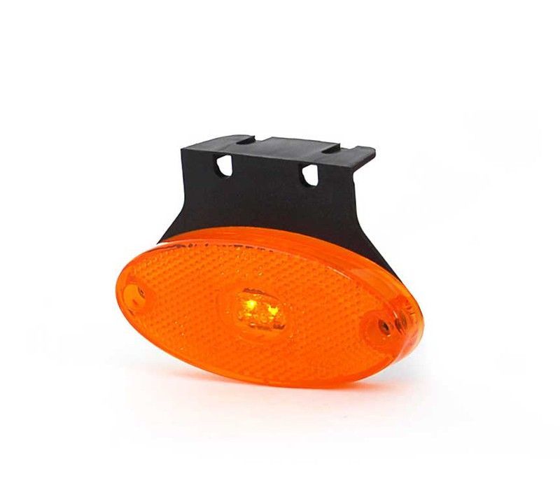Luz de posición LED ámbar con soporte 99-0305K - Was