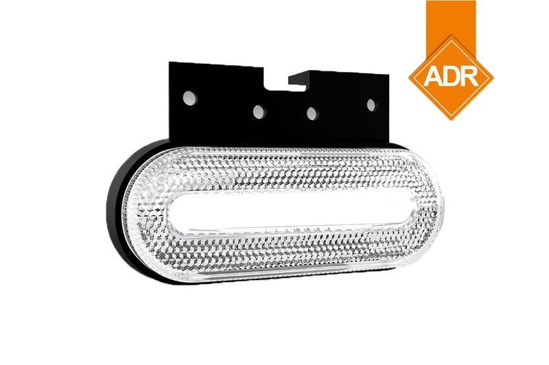 Luz de posición LED blanca con soporte FT-070B+KLED - Fristom