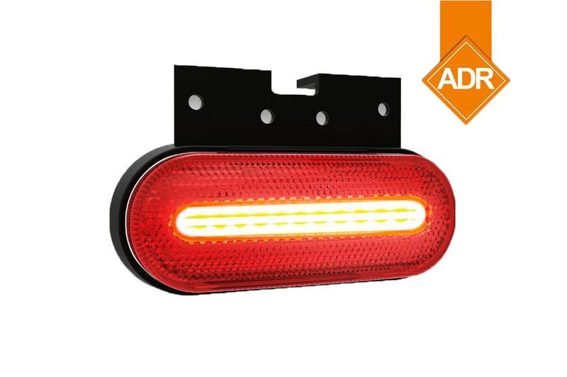 Luz de posición LED roja con soporte FT-070C+KLED - Fristom