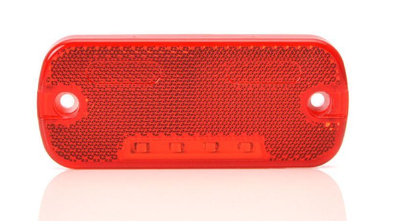 Luz de posición led trasera roja universal con reflectante