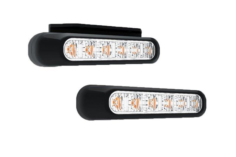 Luz estroboscópica de advertencia ámbar con 6 leds y homologación r65 FT-200LED - Fristom