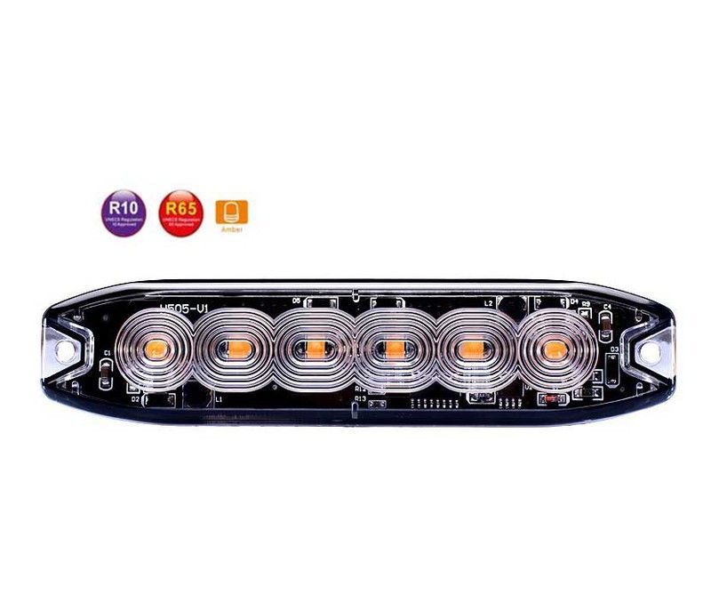Luz estroboscópica de advertencia slim 6xleds 47-0038