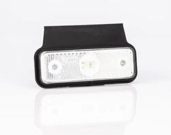 Luz Gálibo Blanca LED Con Soporte Angular Y Cable