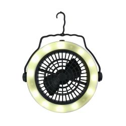 Luz Y Ventilador Para Acampar Ø19,5 X 6,3 Cm