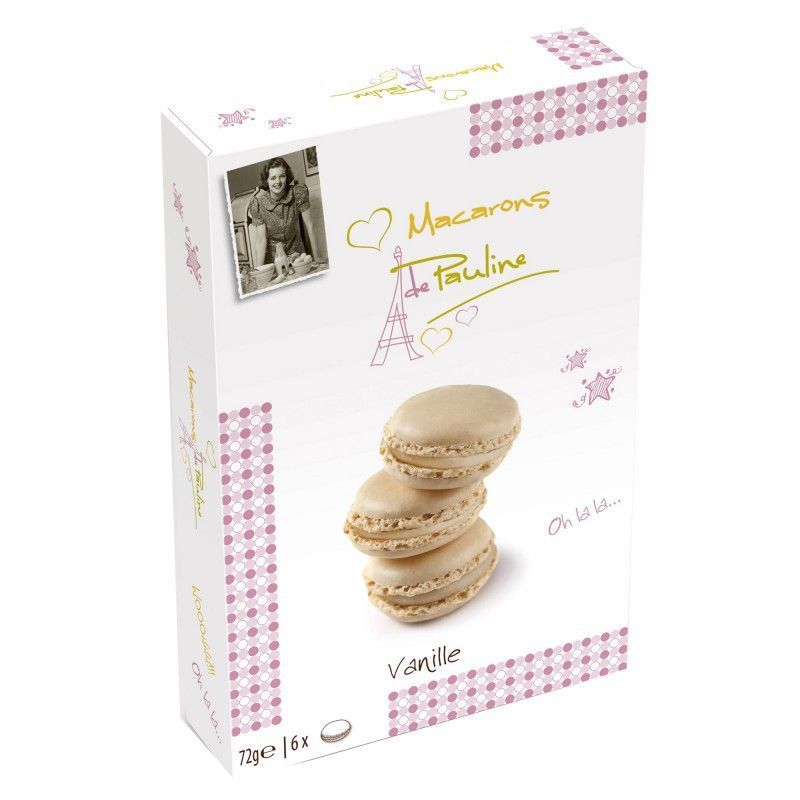 Macarons de pauline vainilla 72 grs