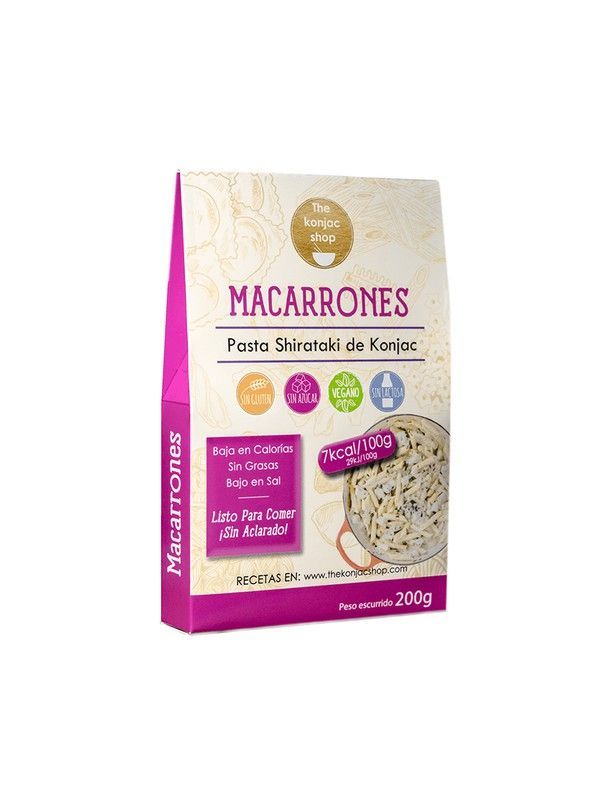 Macarrones De Konjac 200 Gr