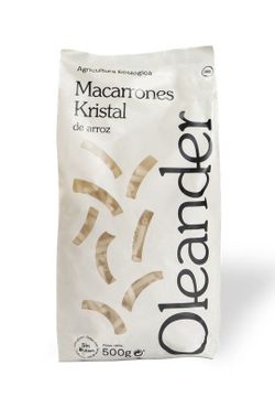 Macarrones Kristal De Arroz S/G Bio 500gr Oleander