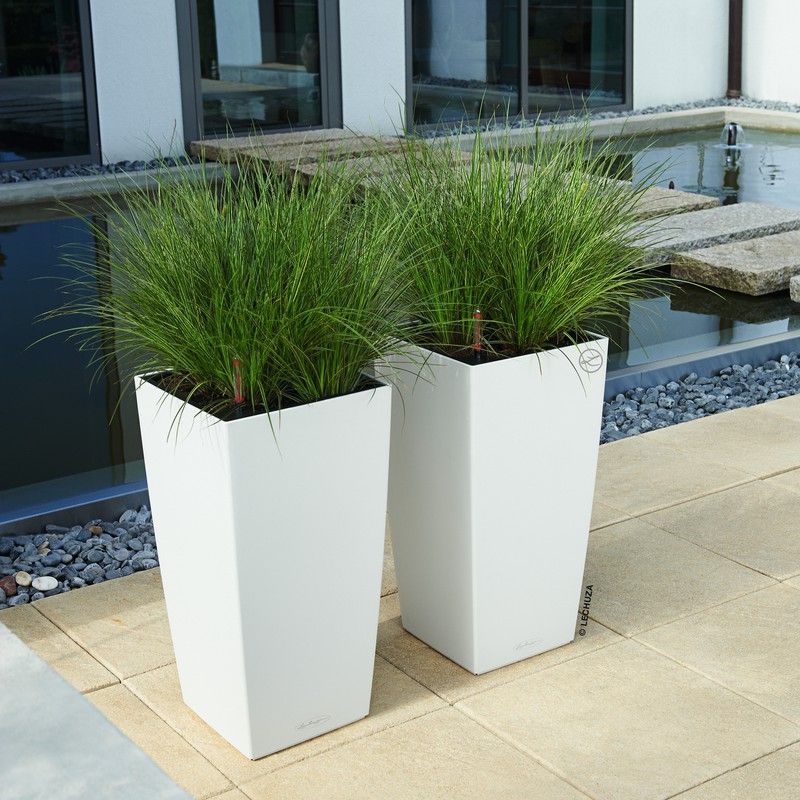 Maceta autorriego Lechuza 22x22x41 cm