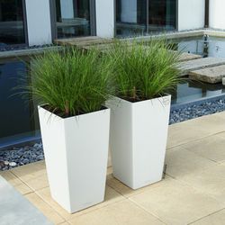 Maceta autorriego Lechuza 22x22x41 cm