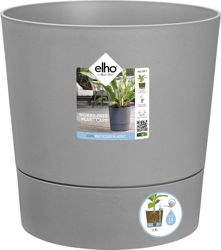 Maceta greensense round 43cm color gris Elho®