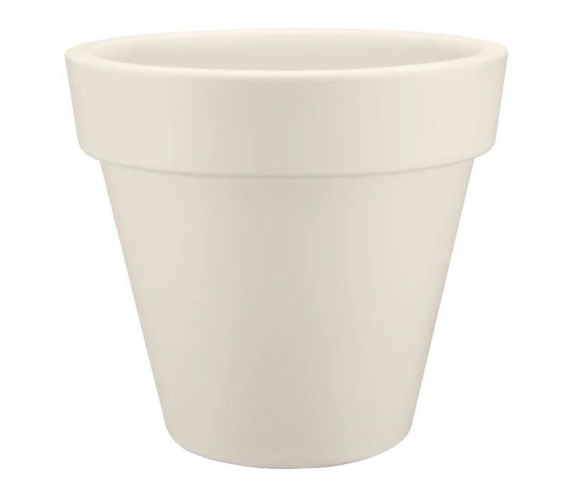 Maceta Pure Round 40cm Color Blanco Lino