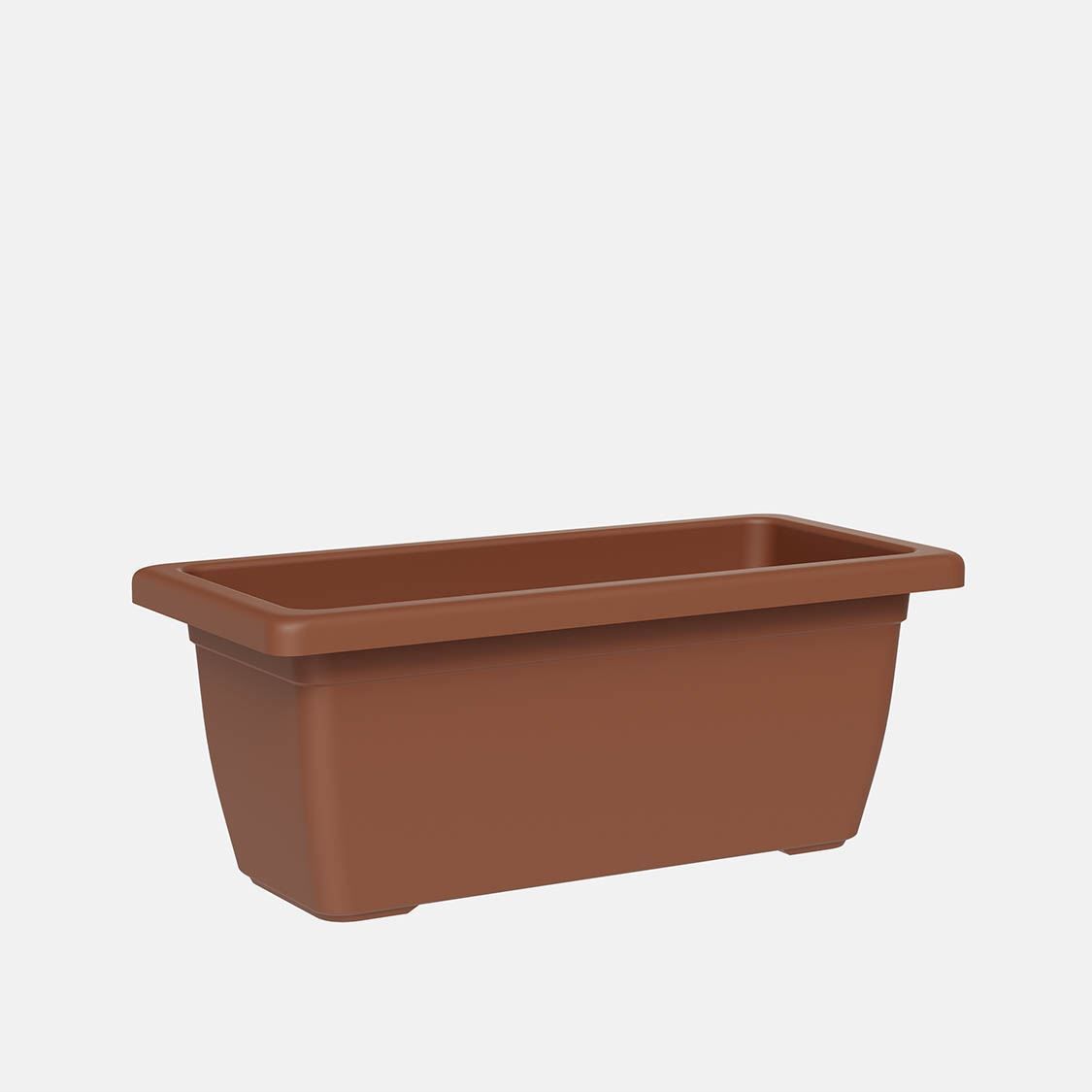 Maceta Rectangular Tikal color Terracota