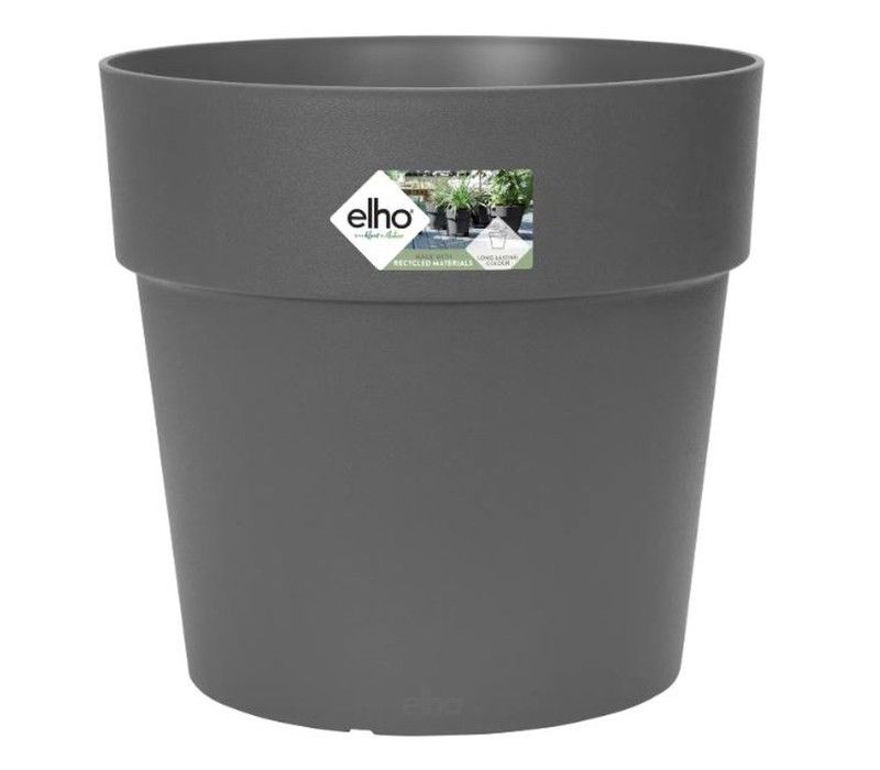 Maceta Vibia Straight Round 30cm Color Antracita