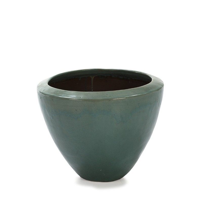 Macetero de Gres Aguamarinas, Ø54x43 cm