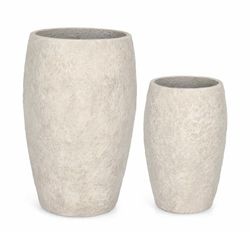 MACETERO MEILI ALTO BEIGE Ø27X41H