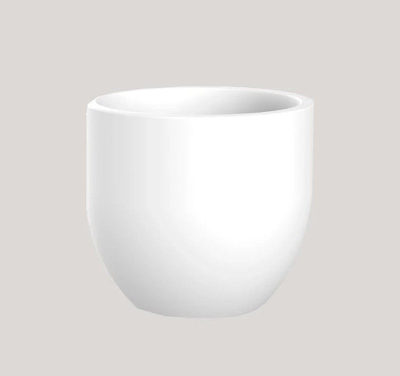 Macetero redondo Azalea 40cm color Blanco New Garden