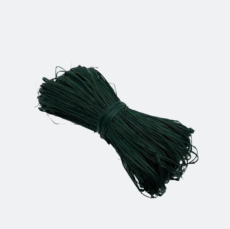 Madeja de rafia 50 gr Verde oscuro