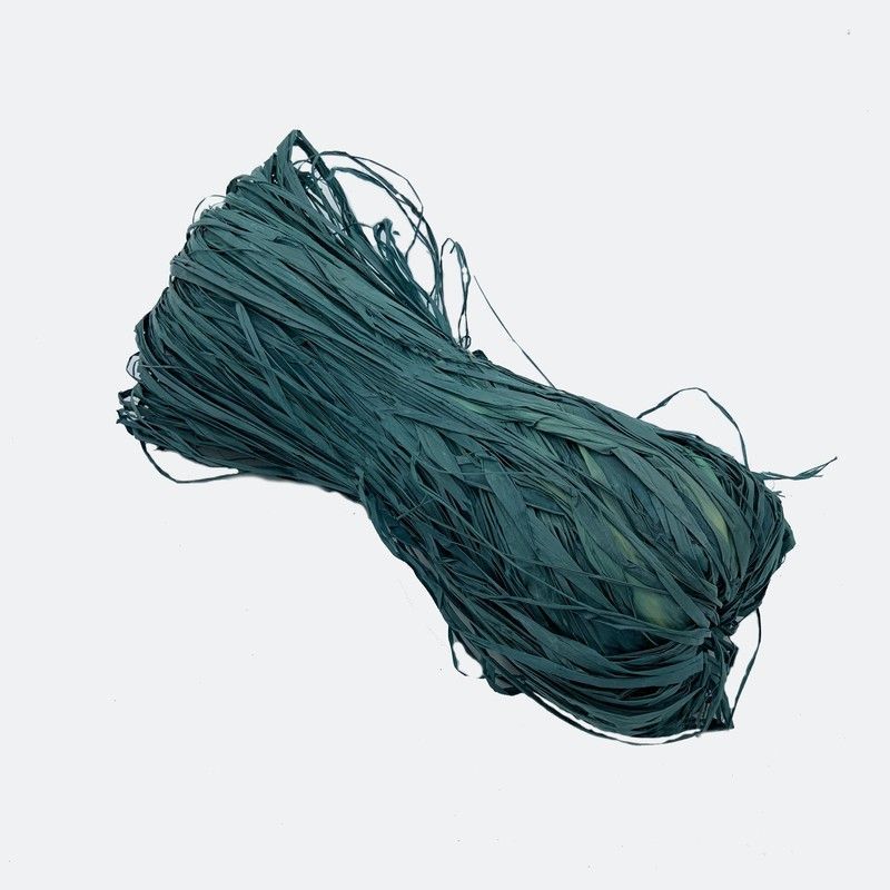 Madeja de rafia Extra 150 gr Verde oscuro