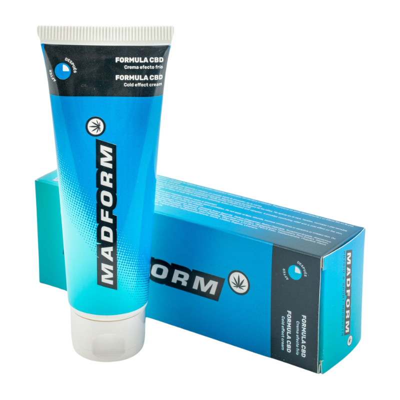 Madform Fórmula CBD 120ml – Crema Efecto Frío con Aceite de Cáñamo