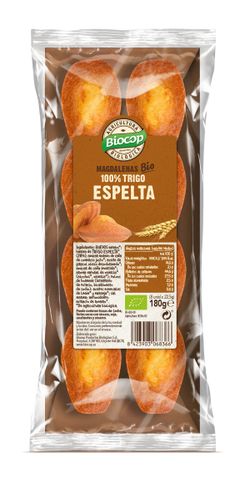 Magdalenas Trigo Espelta 100% Biocop 180 G