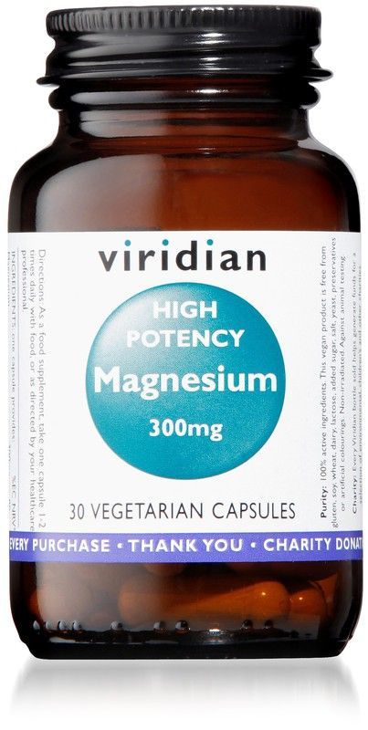 Magnesio De Alta Potencia 300 Mg 30 Vcaps