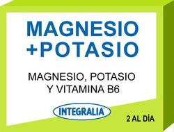 Magnesio + Potasio + Vitamina  B6 60 Caps