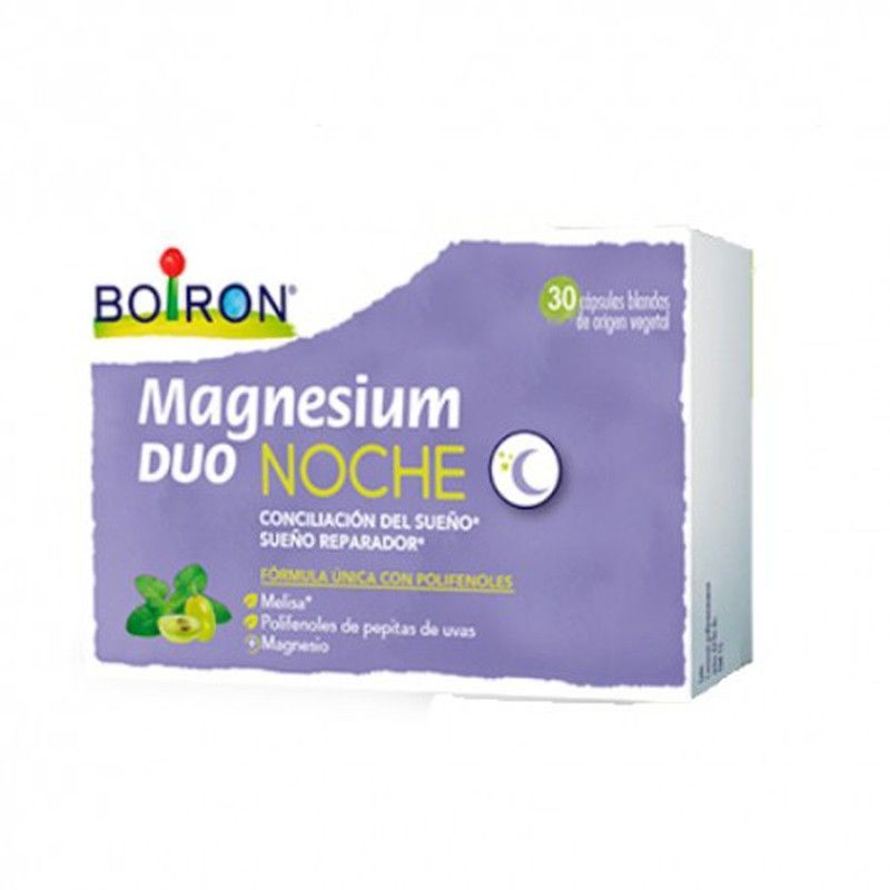 Magnesium Duo Noche 30 cápsulas complemento alimenticio a base de magnesio y extractos vegetales