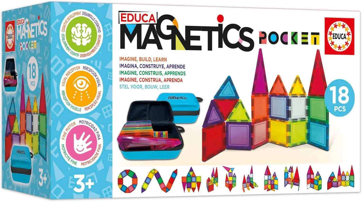 Magnetics Pocket 18 Piezas - Educa
